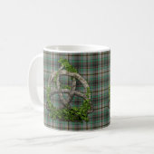 Celtic Trinity Knot en Clan Craig Tartan Koffiemok (Voorkant links)