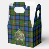Celtic Trinity Knot en Clan Fergusson Tartan Bedankdoosjes (Geopend)