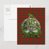 Celtic Trinity Knot en Clan MacDonald of Glencoe Briefkaart (Voorkant / Achterkant)
