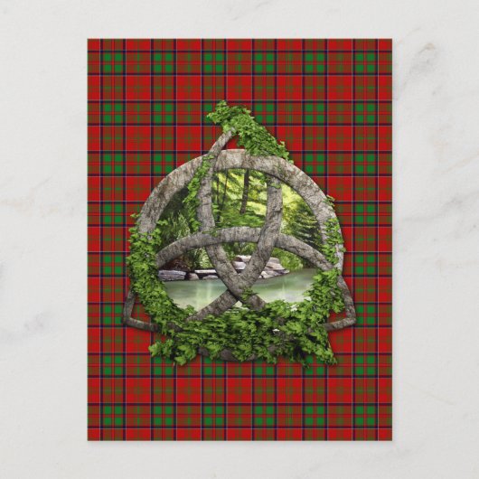 Celtic Trinity Knot en Clan MacDonald of Glencoe Briefkaart (Voorkant)