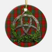 Celtic Trinity Knot en Clan MacLean van Duart Keramisch Ornament (Voorkant)