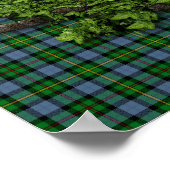 Celtic Trinity Knot en Clan Smith Tartan Poster (Hoek)