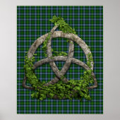 Celtic Trinity Knot en Clan Smith Tartan Poster (Voorkant)