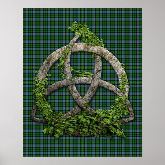 Celtic Trinity Knot en Clan Smith Tartan Poster (Voorkant)