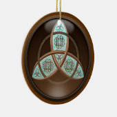 Celtic Trinity Knot Keramisch Ornament (Rechts)
