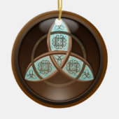 Celtic Trinity Knot Keramisch Ornament (Voorkant)