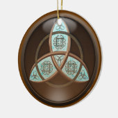 Celtic Trinity Knot Keramisch Ornament (Links)