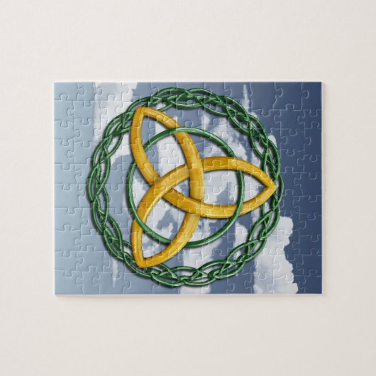 Celtic Trinity Knot Legpuzzel (Horizontaal)