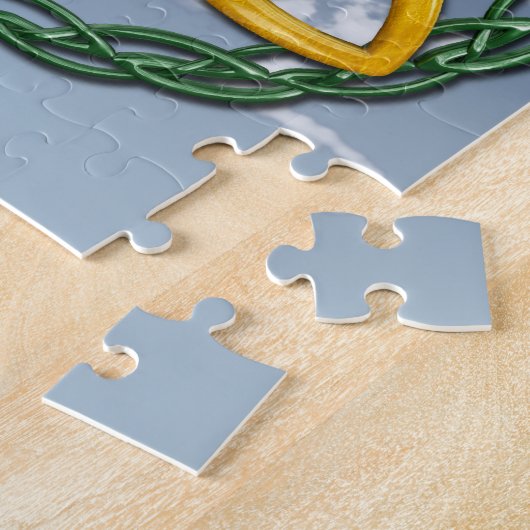 Celtic Trinity Knot Legpuzzel (Zijkant)