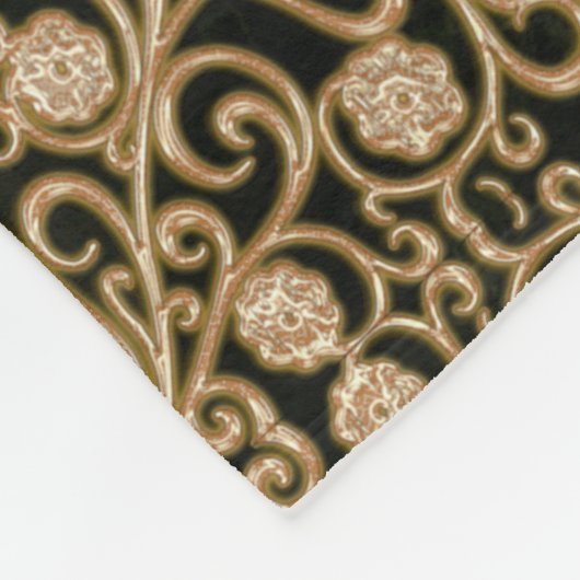 Celtic Trinity Knot op Forest Shadows Fleece Deken (Hoek)