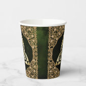 Celtic Trinity Knot op Forest Shadows Papieren Bekers (Links)