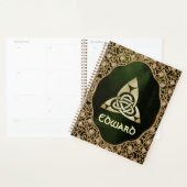 Celtic Trinity Knot op Forest Shadows Planner (Display)