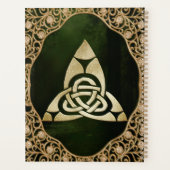 Celtic Trinity Knot op Forest Shadows Planner (Achterkant)