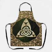 Celtic Trinity Knot op Forest Shadows  Schort (Voorkant)