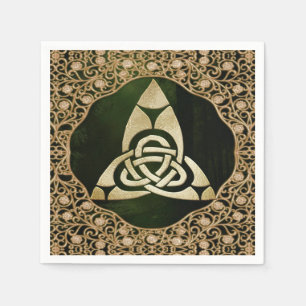 Celtic Trinity Knot op Forest Shadows  Servet