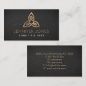 Celtic Trinity Knot Ornament Visitekaartje (Voorkant / Achterkant)