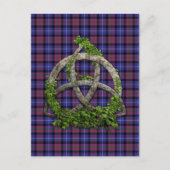 Celtic Trinity Knot Pride of Scotland Tartan Briefkaart (Voorkant)