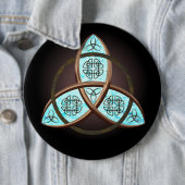 Celtic Trinity Knot Ronde Button 6,0 Cm (In situ)