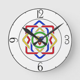 Celtic Trinity Knot Ronde Klok