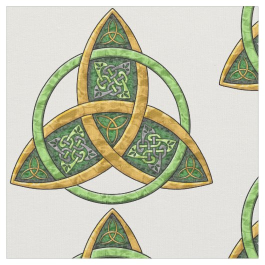 Celtic Trinity Knot Stof (Close Up)