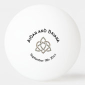 Celtic Trinity Knot Symbol Pingpongbal (Voorkant)