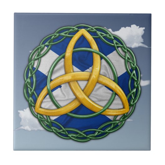 Celtic Trinity Knot Tegeltje (Voorkant)