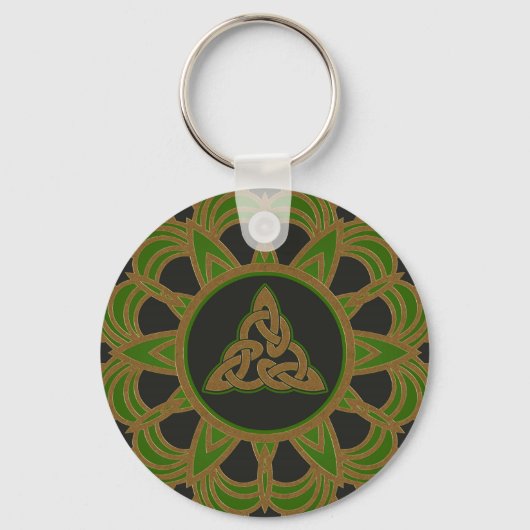 Celtic Trinity Knot Triquetra Sleutelhanger (Voorkant)
