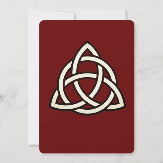 Celtic Trinity Knot Triquetra-symbool (Voorkant)