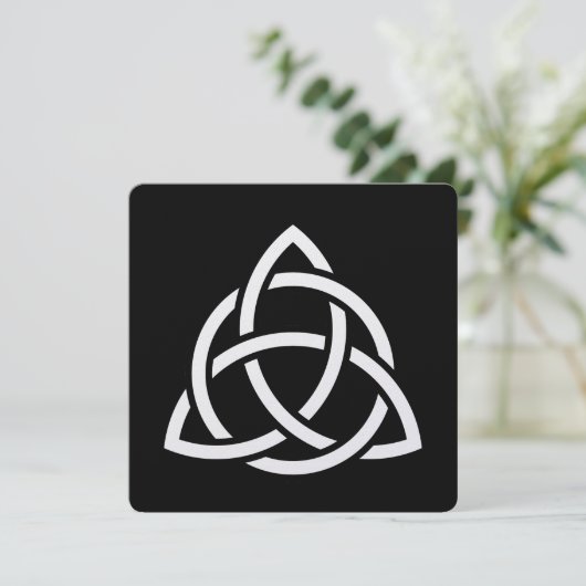 Celtic Trinity Knot Triquetra-symbool (Staand voorkant)