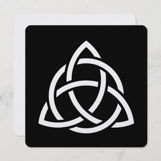 Celtic Trinity Knot Triquetra-symbool (Voorkant / Achterkant)