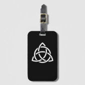 Celtic Trinity Knot Triquetra-symbool Bagagelabel (Voorkant (verticaal))