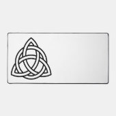 Celtic Trinity Knot Triquetra-symbool Bureaumat (Voorkant)