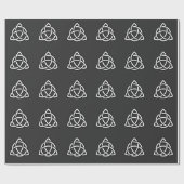 Celtic Trinity Knot Triquetra-symbool Cadeaupapier (Vlak)