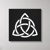 Celtic Trinity Knot Triquetra-symbool Canvas Afdruk (Voorkant)