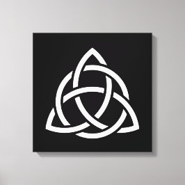 Celtic Trinity Knot Triquetra-symbool Canvas Afdruk