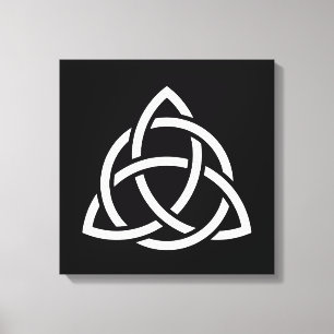 Celtic Trinity Knot Triquetra-symbool Canvas Afdruk