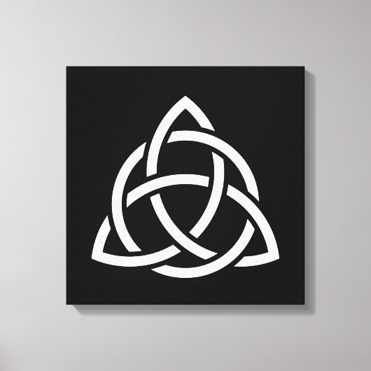 Celtic Trinity Knot Triquetra-symbool Canvas Afdruk (Voorkant)