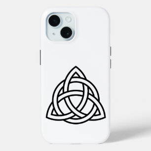 Celtic Trinity Knot Triquetra-symbool iPhone 15 Case