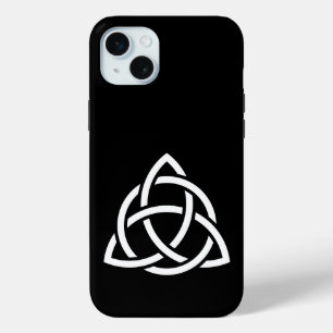 Celtic Trinity Knot Triquetra-symbool iPhone 15 Mini Hoesje