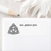 Celtic Trinity Knot Triquetra-symbool Etiket (Insitu)