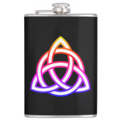 Celtic Trinity Knot Triquetra-symbool Heupfles (Voorkant)