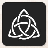 Celtic Trinity Knot Triquetra-symbool Kartonnen Onderzetters (Voorkant)