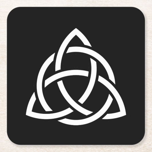 Celtic Trinity Knot Triquetra-symbool Kartonnen Onderzetters (Voorkant)