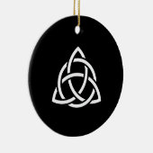 Celtic Trinity Knot Triquetra-symbool Keramisch Ornament (Rechts)