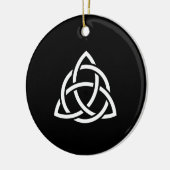 Celtic Trinity Knot Triquetra-symbool Keramisch Ornament (Links)