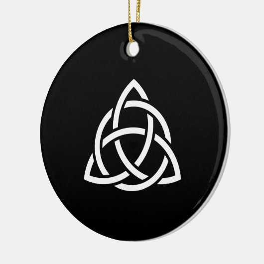 Celtic Trinity Knot Triquetra-symbool Keramisch Ornament (Links)