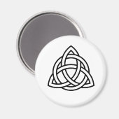 Celtic Trinity Knot Triquetra-symbool Magneet (Voorkant / Achterkant)