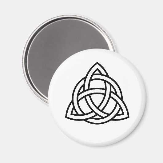Celtic Trinity Knot Triquetra-symbool Magneet (Voorkant / Achterkant)