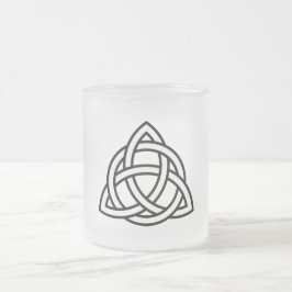 Celtic Trinity Knot Triquetra-symbool Matglas Koffiemok