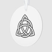 Celtic Trinity Knot Triquetra-symbool Ornament (voorkant)
